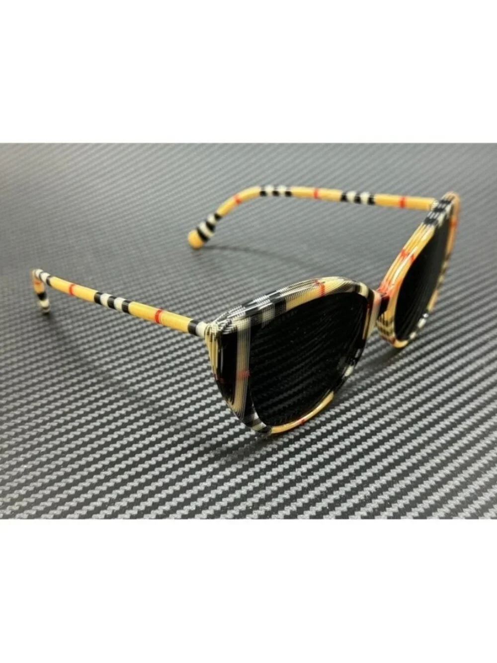 New Burberry Women Vintage Check Sunglasses 54-17-140